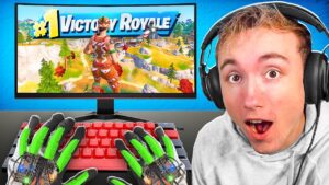 Ik gebruikte GAMING HANDSCHOENEN voor FORTNITE...