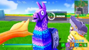 Jugué Fortnite en PRIMERA PERSONA!