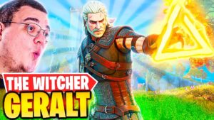 SKIN GERALT E SUA ESPADA SECRETA CHEGARAM THE WITCHER NO FORTNITE COMO LIBERAR PICARETA