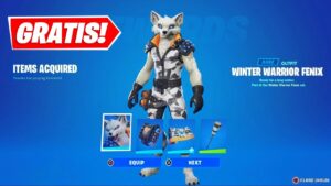 SKIN GRATIS *FENNIX GUERRERO INVERNAL* EN FORTNITE!
