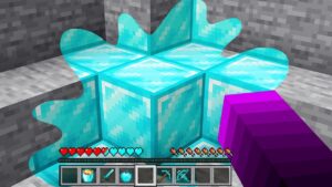TOUT CE QUE JE TOUCHE se Transforme en DIAMANT sur Minecraft !