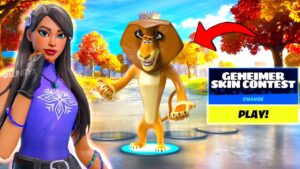 😨ich mache mit GEHEIMEN SKIN bei STREAMERIN im SKIN CONTEST mit [Fortnite, ZU KRANK]