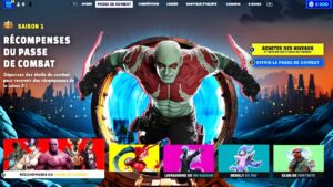 voici le PASSE de COMBAT Saison 2 Chapitre 4 sur Fortnite (Tous les Skins + Secret)