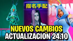 ACTUALIZACION 24.10 DE FORTNITE ! - RECOMPENSAS FUGA PRIMAVERAL, SKINS, CAMBIOS, SUPERESTILOS Y MAS!