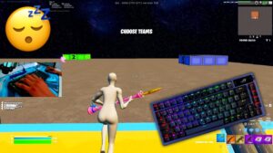ASUS ROG Azoth ASMR 🤩 Red Switches Chill Keyboard Fortnite Bios Zonewars Gameplay 🎧