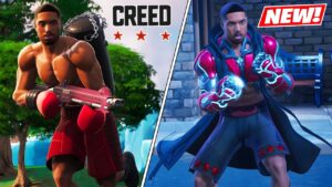 Adonis Creed Michael B. Jordan Skin GAMEPLAY Showcase Fortnite!