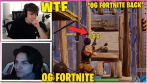 CLIX Reacts to OG Fortnite Officially Being Back! Bucke Tries Double Pump & OG Fast Farming in 2023!