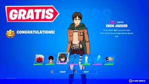 Como CONSEGUIR la NUEVA SKIN de *EREN JAEGER* GRATIS en FORTNITE TEMPORADA 2! 🎁😱
