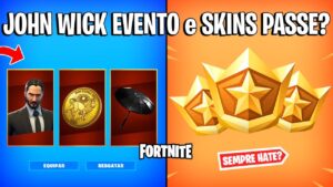 FORTNITE - JOHN WICK EVENTO RECOMPENSAS e SKINS PASSE HATE COLLAB?