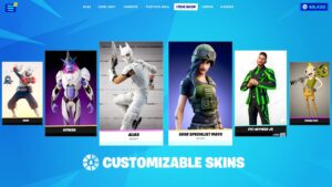 Fortnite Customizable Skins..!