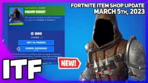 Fortnite Item Shop *NEW* SWAMP KNIGHT & RAREST PICKAXE! [March 5th, 2023] (Fortnite Battle Royale)