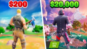 Fortnite on a $200 PC Vs $20,000 PC