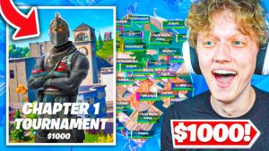 I Hosted a $1000 CHAPTER 1 Tournament in Fortnite! (OG Fortnite Map)