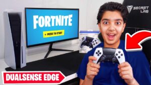 Kid Plays Fortnite With The *NEW* PS5 DualSense Edge Controller