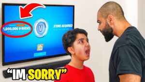 Kid STEALS DADS Credit Card To Buy V-Bucks... (FORTNITE)