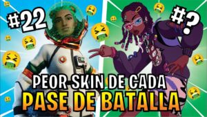 LA PEOR SKIN de cada PASE de BATALLA 🤢