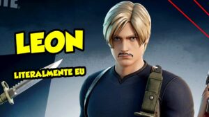 LEON NO FORTNITE !!! 🤩🤩🤩 (resident evil)