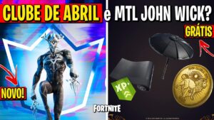 *NOVA ATUALIZAÇÃO* PODER MÍTICO, CLUBE FORTNITE e MTL JOHN WICK? - Patch 24.10