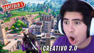 Pasé 24 HORAS en el CAPÍTULO 1 de FORTNITE con CREATIVO 2.0