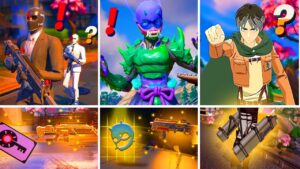 TODOS LOS BOSSES Y ARMAS MITICAS DE LA TEMPORADA 2 CAPITULO 4 DE FORTNITE ...!!