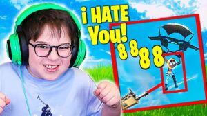 Trolling ANGRY Bully with HACKS! (Fortnite)