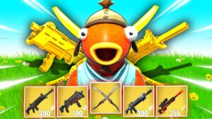 Wszystkie MITYCZNE BRONIE Challenge 100% WIN! Fortnite