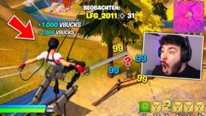 13 JÄHRIGER bekommt PRO KILL = 1000 VBUCKS und das ist passiert ... Fortnite