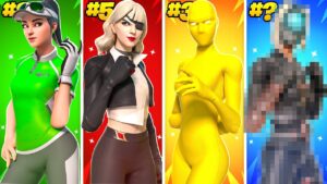 25 Most POPULAR Fortnite Skins (Chapter 4)