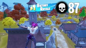 87 Elimination Solo vs Squads Gameplay "Build / Zero Build" Wins (Fortnite Chapter 4 Season 2)