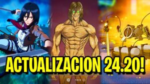 ACTUALIZACION 24.20 DE FORTNITE ! - TODO LO NUEVO QUE LLEGARA (ATTACK ON TITAN, EREN,MIKASA,LEVI) !!