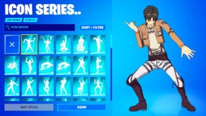 ALL FORTNITE ICON SERIES & NEW TIKTOK EMOTES!