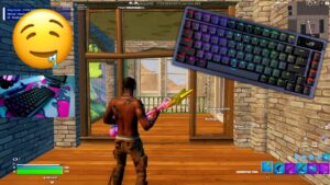 ASUS ROG Azoth ASMR 🤩 Red Switches Chill Keyboard Fortnite Tilted Zonewars Gameplay 🎧