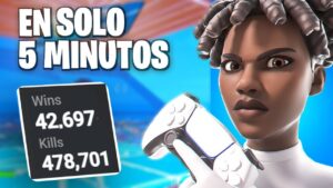 Así Juega El Jugador Que Tiene 2 Récord Guinness En Fortnite 😱 | *Mas Wins y Kills*