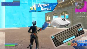 Custom GK61 Keyboard🌟Fortnite ASMR Tilted Towers 240FPS Smooth Gameplay🎧