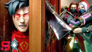 Evil Angel Stray HAUNTS his FAMILY.. Fortnite