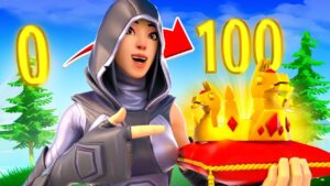 FINALLY Reaching 100 CROWN WINS in Fortnite Season 2! 👑