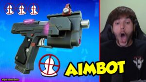 FORTNITE ADICIONOU UMA PISTOLA COM AIMBOT !!!