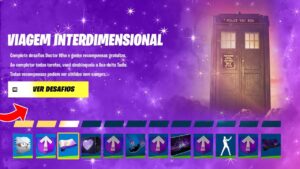 FORTNITE - NOVO MINI PASSE DE BATALHA e RECOMPENSAS GRÁTIS DOCTOR WHO?