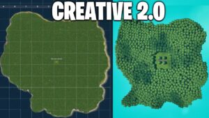 Fortnite Chapter 1 map but it’s all Wailing Woods… 🌳