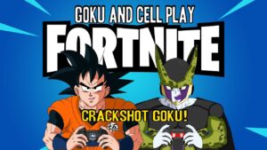 Goku And Cell Play Fortnite | CRACKSHOT GOKU!