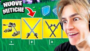 Ho vinto SOLO con le NUOVE ARMI MITICHE di ATTACK ON TITAN x FORTNITE!