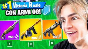 Ho vinto usando SOLO le ARMI OG di FORTNITE! in BATTLE ROYALE