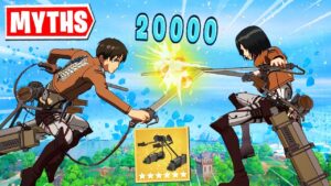I Busted ATTACK ON TITAN Myths in Fortnite