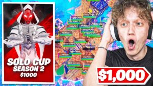 I Hosted a $1000 SOLO Tournament in SEASON 2 Fortnite!