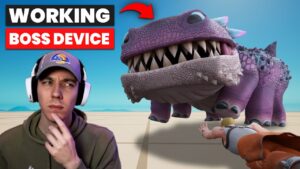 I made a WORKING BOSS DEVICE in Fortnite Creative!