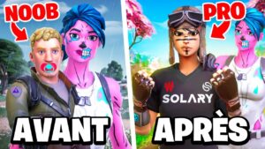 J’ai COACHÉ un NOOB jusqu’à ce qu’il devienne JOUEUR PRO sur Fortnite… 😱 (il m'a choqué)