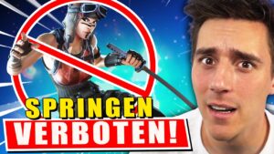 Kann man 🚫OHNE SPRINGEN!🚫Fortnite gewinnen?!