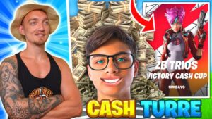 MIN FÖRSTA CASH NO BUILD TRIO TURNERING I FORTNITE