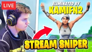 NAJEPSZE MOMENTY STREAMER VS STREAM SNIPER W FORTNITE 🤬🔥