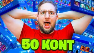 OTWORZYŁEM 50 KONT FORTNITE! Trafiłem to...
